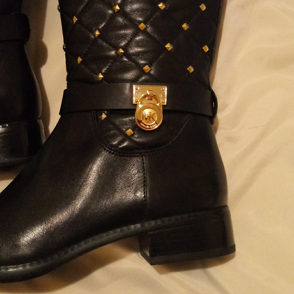 Michael Kors Hamilton Studded Boot - Picture 5 of 7